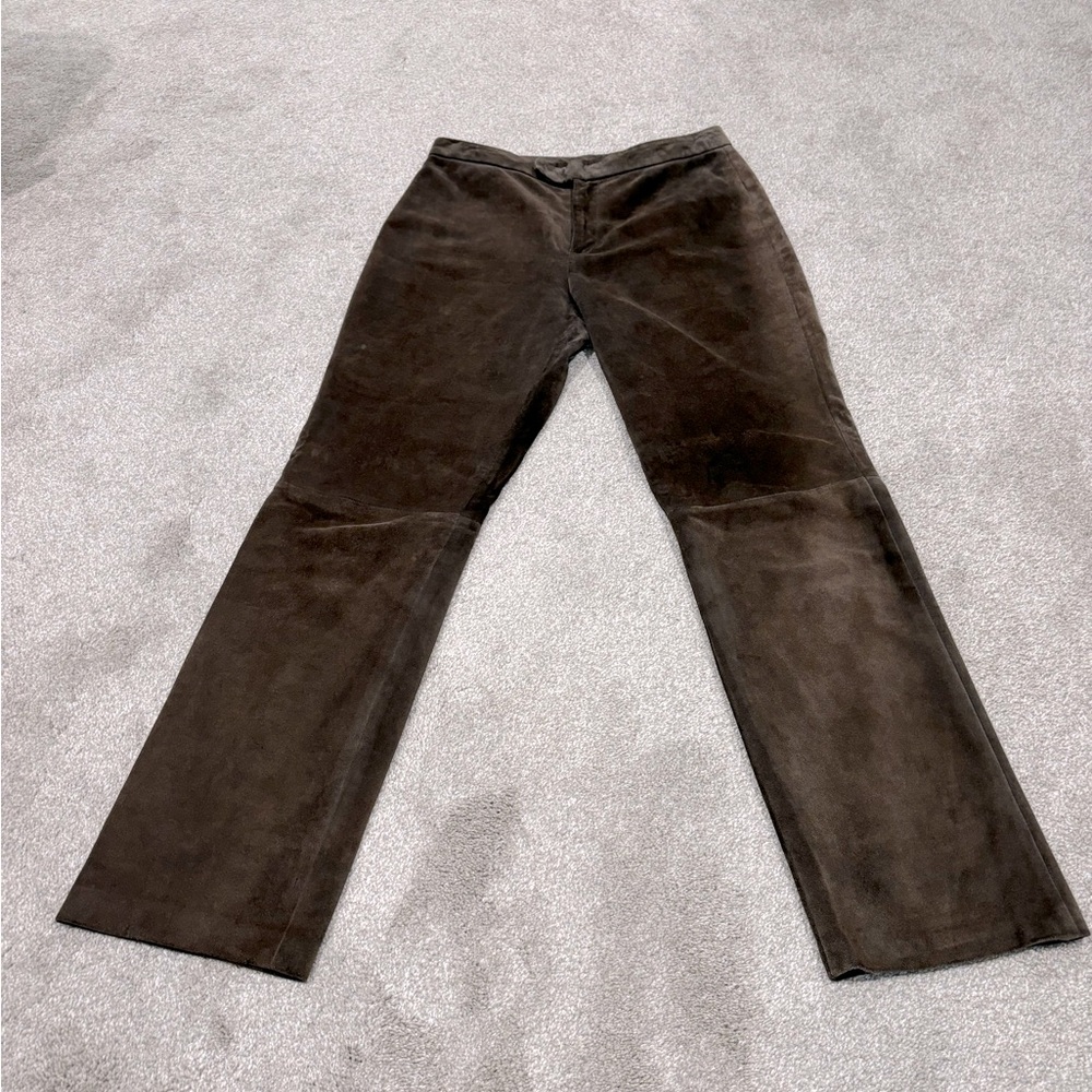 Banana Republic Suede Pant brown size 6
